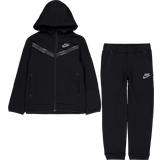 Bomull Övriga sets Barnkläder Nike Kid's Sportswear Tech Fleece Jacket & Pants Set - Black (86H052-023)