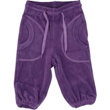 Katvig Byxor Katvig Baby Velor Pants - Purple