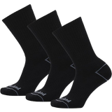 Timberland All Gender Bowden Crew Socks 3-pack - Black
