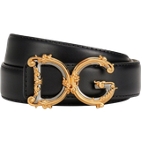 Dolce & Gabbana Dam Accessoarer Dolce & Gabbana Logo Belt - Black