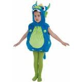 Blå - Monster Maskeradkläder BigBuy Carnival Costume for Children Monster Blue 5-6 Years 1 Piece