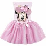 Disney Maskerad Disney Børnekostume Pink Minnie Mouse 2 Dele