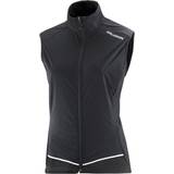 Salomon Dam Västar Salomon Women's Light Shell Vest Running vest XS, black/grey