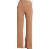 Moncler M Byxor Moncler High-rise wool-blend pants brown