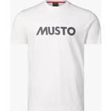 Musto Herr T-shirts Musto 2023 Mens Logo Tee White