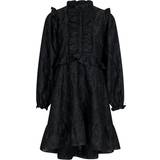 Korta klänningar - Volanger Neo Noir Zinka Flower Dress - Black