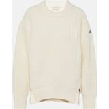 Moncler Ull - Vita Kläder Moncler Wool sweater white