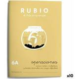 Kontorsmaterial Maths exercise book Rubio 6A A5 Spanish 20