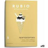 Kontorsmaterial Maths exercise book Rubio 5 A5 Spanish