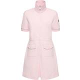 Moncler Bomull - Rosa Kläder Moncler Stretch Cotton Blend Piquet Polo Dress