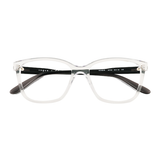 Vogue rektangulära Glasögon & Läsglasögon Vogue Eyewear 0VO5518 Clear/white Size Clear