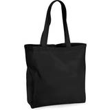 Westford Mill Toteväskor Westford Mill Unisex Organic Premium Cotton Maxi Tote Bag One Size Black