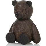 Lucie Kaas Prydnadsfigurer Lucie Kaas Teddy Bear Smoked Oak Prydnadsfigur 9cm