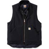 Ytterkläder Carhartt Relaxed Fit Firm Duck Insulated Rib Collar Vest - Black