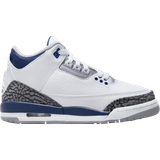 35½ - Snören Basketskor Nike Air Jordan 3 Retro GS - White/Midnight Navy/Cement Grey/Black