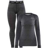 Dam - Ull Underkläder Craft Sportswear Core Wool Merino Set W - Black