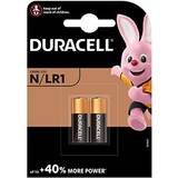 Duracell Alkalisk - Batterier - Laddningsbara standardbatterier Batterier & Laddbart Duracell N LR1 4-pack