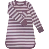 Katvig Klänningar Katvig Baby's Colored Stripes Dress - Light Aubergine