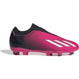 30½ - Grässkor (FG) Fotbollsskor adidas Junior X Speedportal.3 Laceless FG - Team Shock Pink/Zero Metalic/Core Black