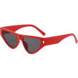 Ekenoz Triangle Sunglasses Red/Grey