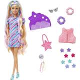 Barbies - Plastleksaker Barbie Totally Hair Star Themed Doll HCM88