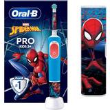 Blåa Eltandborstar Oral-B Pro Kids 3+ Spiderman + Travel Case