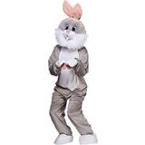 Grå - Sminkset Maskeradkläder Wicked Costumes Rabbit Mascot Costume