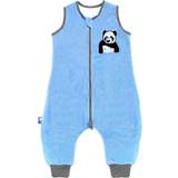Ärmlösa Nattplagg Toddle Warm Walking Sleep Sack with Legs Pajamas - Blue Panda