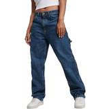 Superdry Dam Byxor & Shorts Superdry Vintage Carpenter Jeans - Palms Dark Blue
