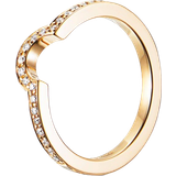 Pärlörhängen Smycken Efva Attling You & Me Threesome Ring - Gold/Diamonds