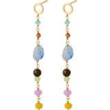 Pernille Corydon Summer Shades Earrings - Gold/Multicolour