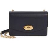 Mulberry Kuvertväskor Mulberry Womens Night Sky Darley Small Grained-leather Clutch bag
