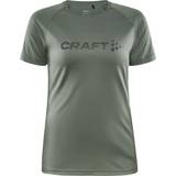 Craft Sportswear Gröna Överdelar Craft Sportswear Core Unify Logo T-shirt Damer Tøj Grøn
