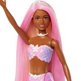 Barbie Djur Dockor & Dockhus Barbie ”Brooklyn” med rosa hår, stylingtillbehör, delfin som husdjur och vattenaktiverad färgförändringsfunktion, HRP98
