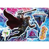 Plast Väggdekor Komar Marvel von Thor4 Mighty Thor Wanddeko