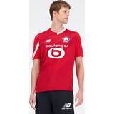 New Balance 92 Supporterprodukter New Balance Men's Lille LOSC Home Short Sleeve Jersey in Red Polyester