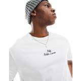 Polo Ralph Lauren Herr T-shirts & Linnen Polo Ralph Lauren – Vit, klassisk t-shirt oversize med centrerad logga-Vit/a