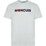 Moncler Blåa - Bomull T-shirts & Linnen Moncler Logo Cotton Jersey T-shirt