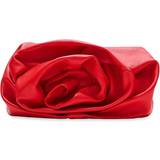 Röda Kuvertväskor Burberry Rose leather clutch red One size fits all