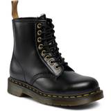 46 ½ - Dam Kängor & Boots Dr. Martens Känga Vegan 1460 Black Norfolk Flat för svart