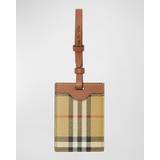 Bomull Resetillbehör Burberry Check Luggage Tag