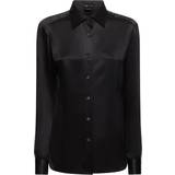 Satin Överdelar Tom Ford Silk satin shirt black