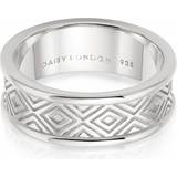 Daisy Ringar Daisy Artisan Chunky 18ct Sterling Silver Ring NR01_SLV_XL