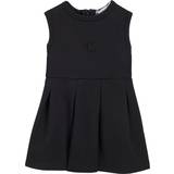Elastan Klänningar Barnkläder Calvin Klein Newborn Flared Sleeveless Dress Black 0-3M