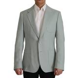 Dam - Silke/Siden Shorts Dolce & Gabbana Light Green Cashmere Silk Blazer IT52