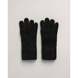 Gant Dam Accessoarer Gant Wool Knit Gloves, Black, ONE