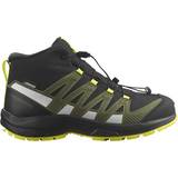 Salomon Kids' XA Pro V8 Mid Hiking Shoes Black/Green/Yellow
