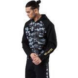 Calvin Klein Herr - Svarta Ytterkläder Calvin Klein Full Zip Hooded Jacket Patterned/Black