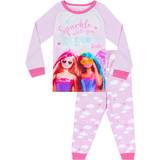 Barbie Barnkläder Barbie Sparkle While You Sleep Pyjamas Pink 9-10 Years