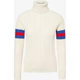 Gucci Cashmere Överdelar Gucci Wool and cashmere turtleneck sweater white